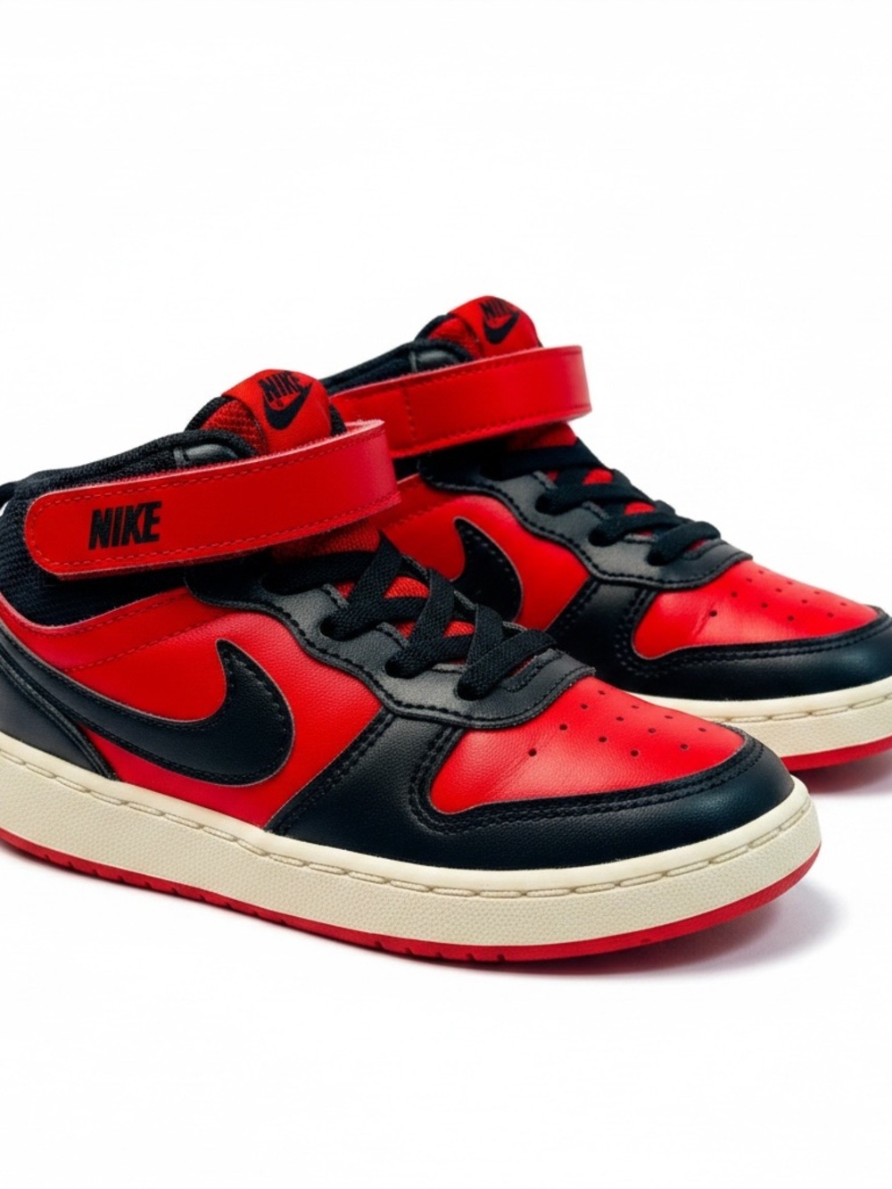 Nike Court Borough Toddler Shoes Red/Black CD7784-602 Size 10C - Picture 1 of 12